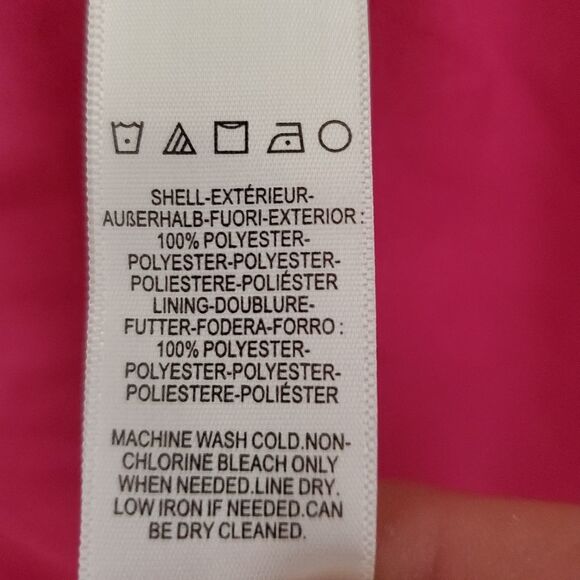 Dress the Population Cambria Tie Bodice Evening Dress size XL in Bright Fuchshia - Picture 15 of 16